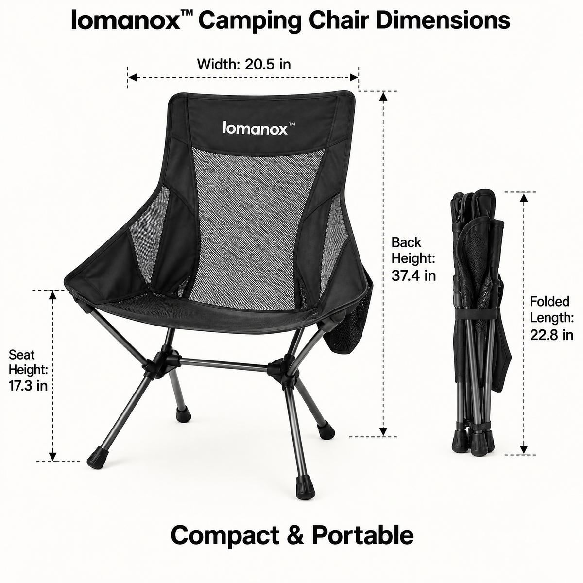 lomanox™ TerraFold Camping Chair