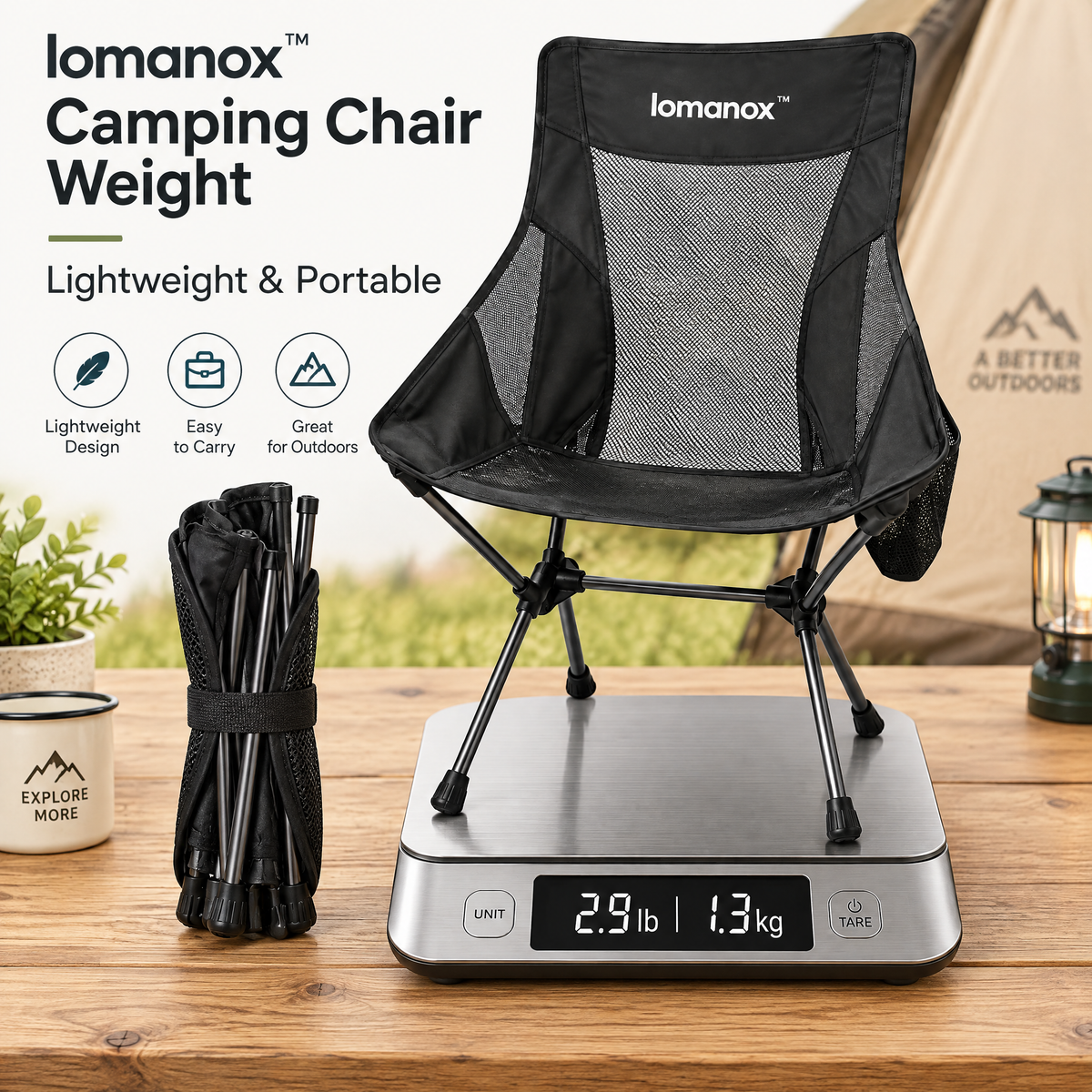 lomanox™ TerraFold Camping Chair