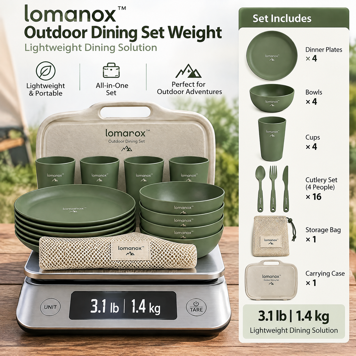 lomanox™ Outdoor Dining Set