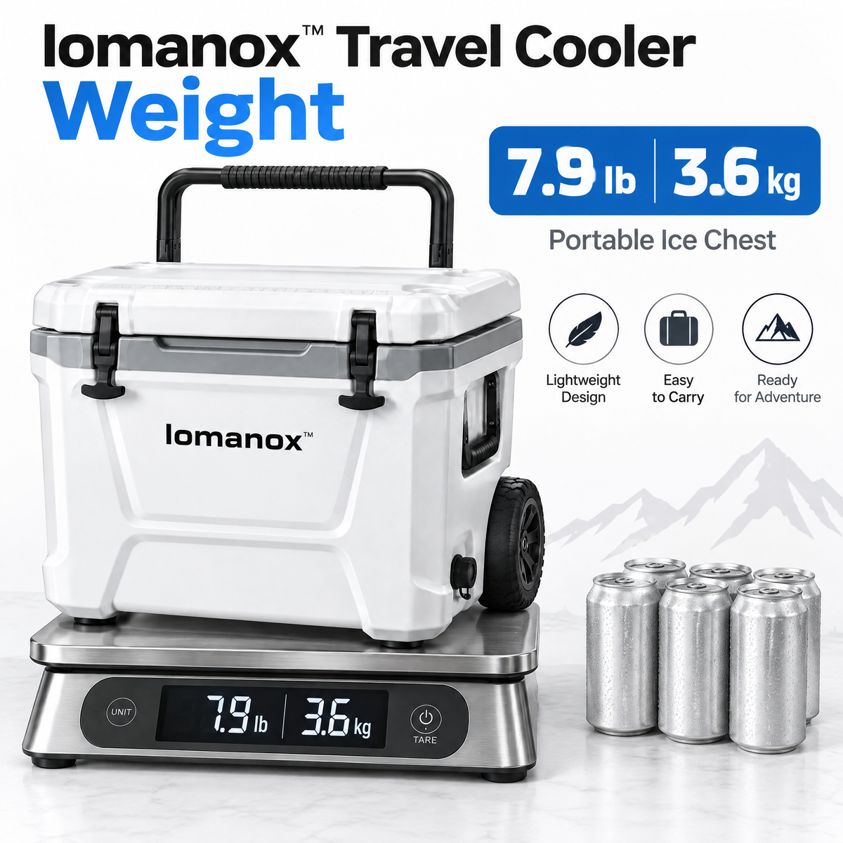 lomanox™ FrostPeak Travel Cooler