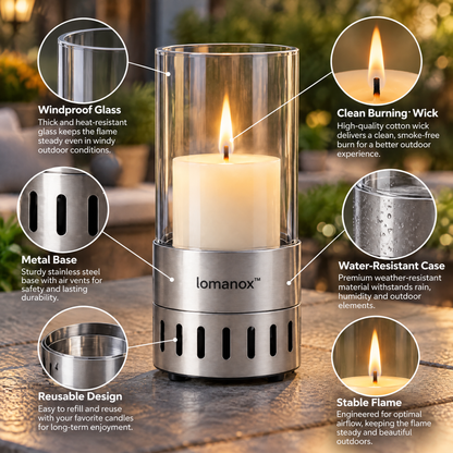 lomanox™ AromaTrail Outdoor Candle