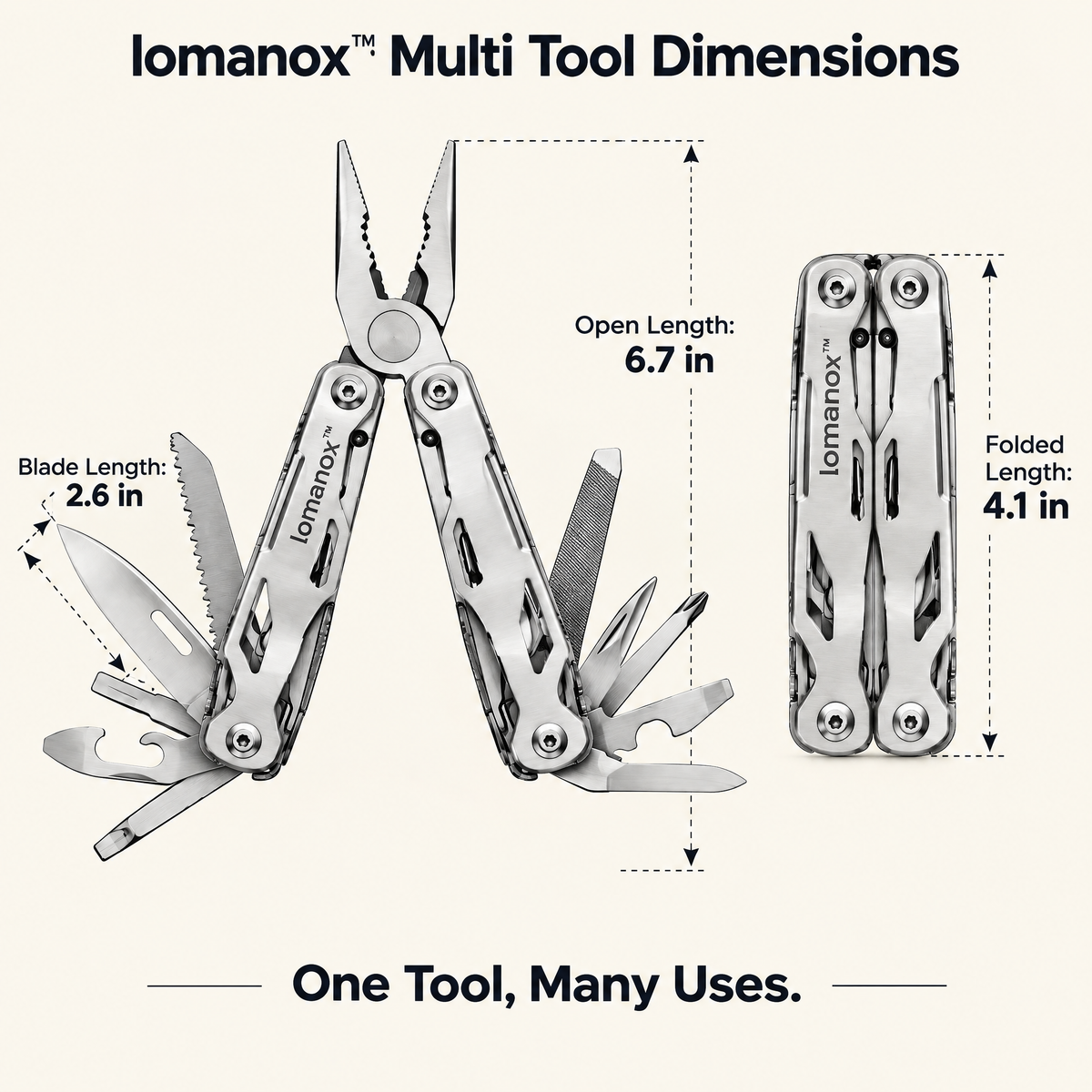 lomanox™ PocketExplorer Multi Tool