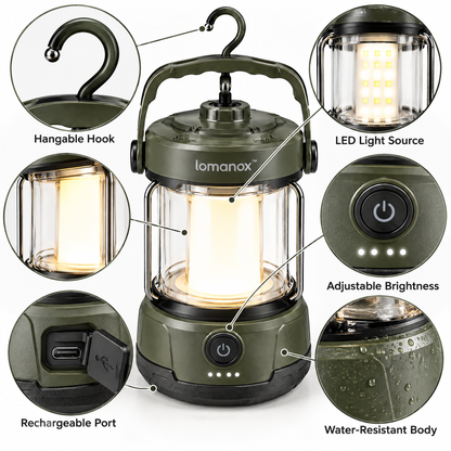 lomanox™ EmberGlow Portable Lantern