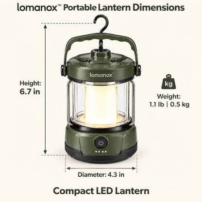 lomanox™ EmberGlow Portable Lantern