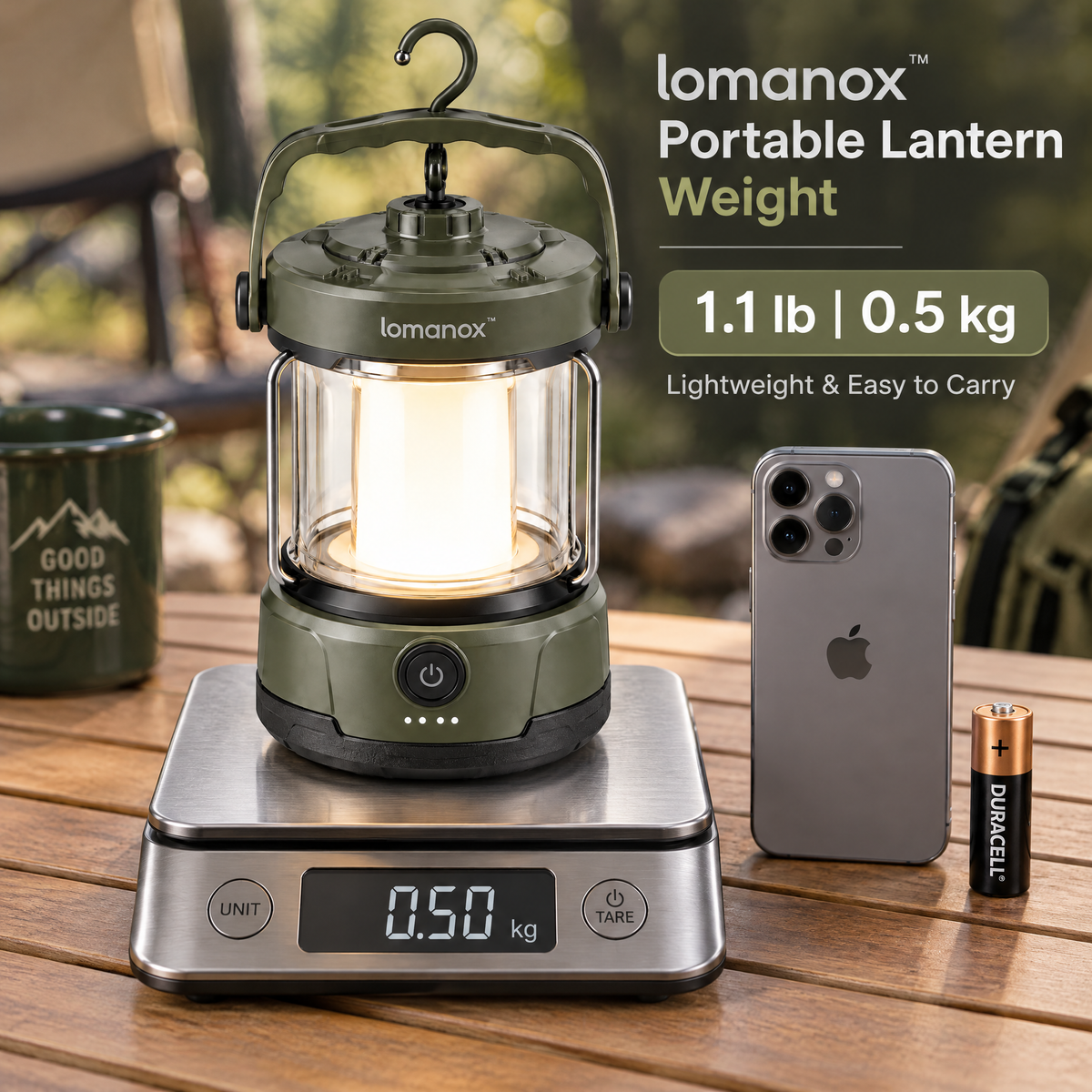 lomanox™ EmberGlow Portable Lantern