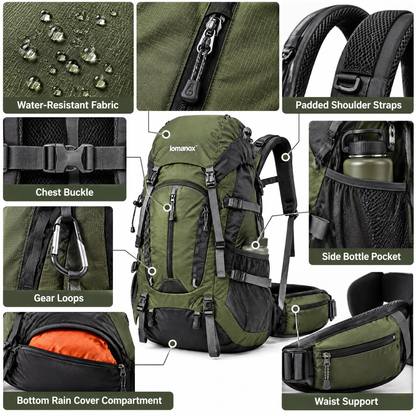 lomanox™ AlpinePack Outdoor Backpack