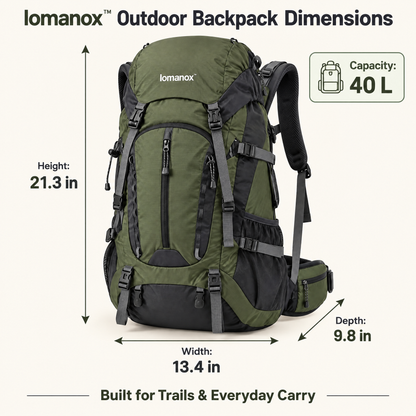lomanox™ AlpinePack Outdoor Backpack