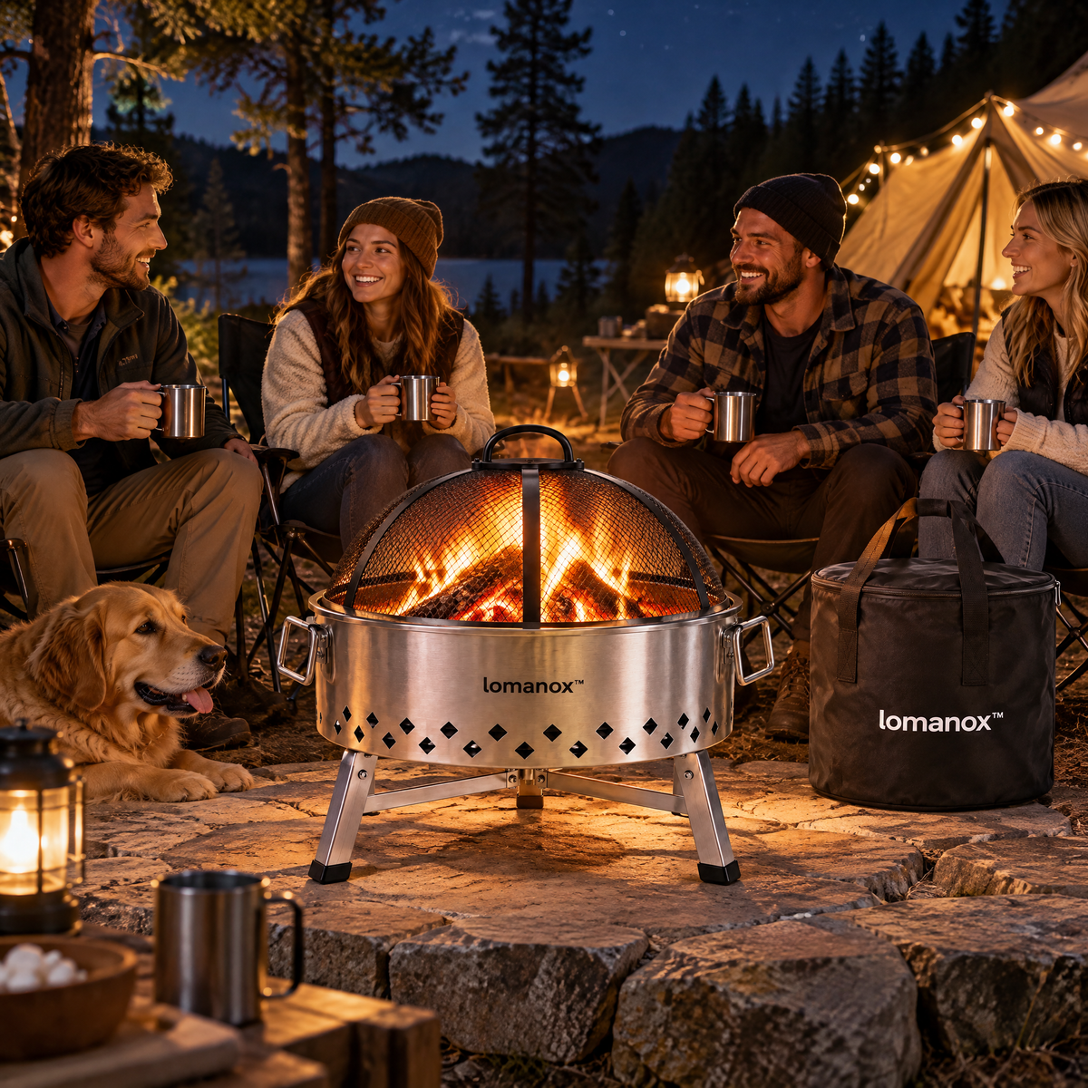 lomanox™ Voyager Compact Fire Pit