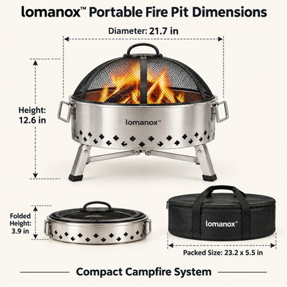 lomanox™ Voyager Compact Fire Pit