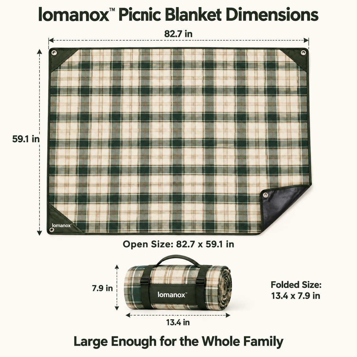 lomanox™ MeadowWeave Picnic Blanket